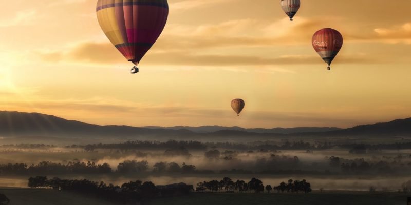 hot air balloons represent risk, ambiguity, and stress to some - but not all - of us